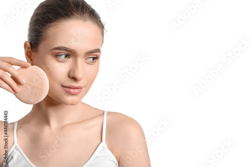 Beautiful young woman with ...