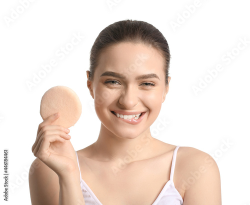 Beautiful young woman with ...