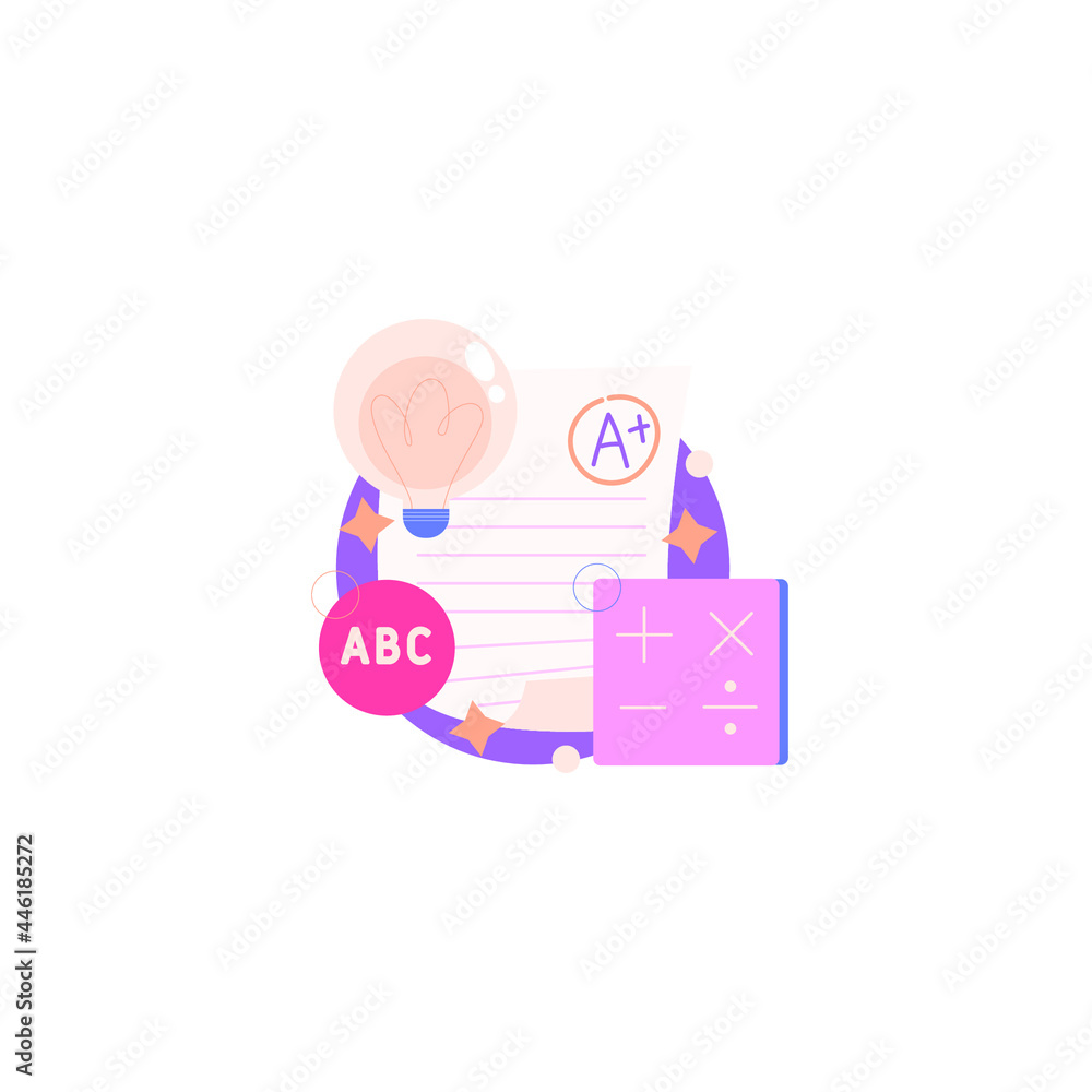 Exam Icon Isolated On White Background Exam Icon Isolated On White Background