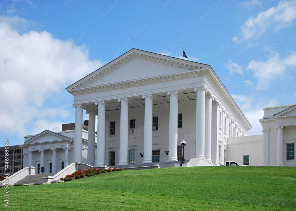 Obraz premium State Capitol in Richmond, der Hauptstadt von Virginia