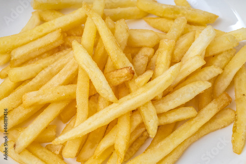 A simple snack of French fries