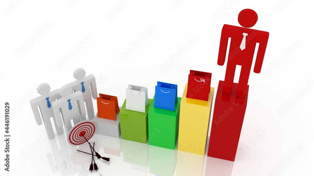 3d illustration business leadership man with plan aechery and globe 3d illustration business leadership man with plan aechery and globe