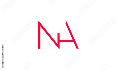 Alphabet letters Initials Monogram logo NA,AN, N and A