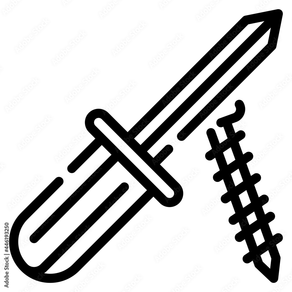 screwdriver line icon screwdriver line icon