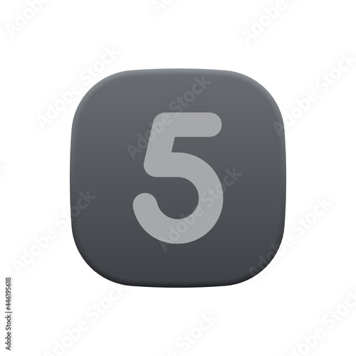 Five - Sticker