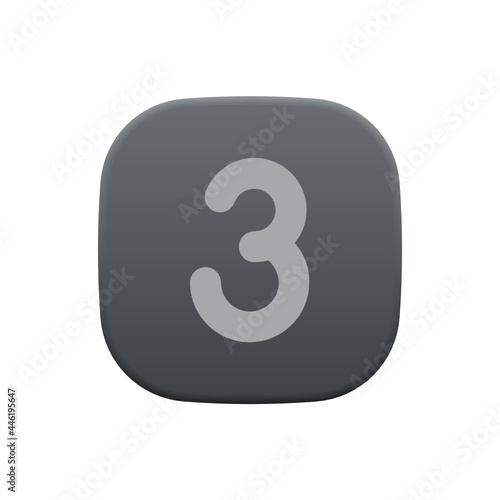 Three - Sticker
