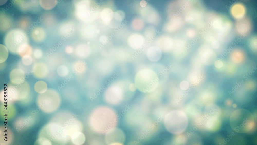 光り輝くパーティクルのキラキラの背景。3Dレンダリング。