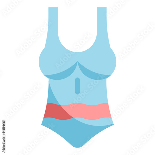 swimwear flat icon
