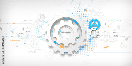 Business technology business and technology vector background