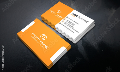 Simple modern business card