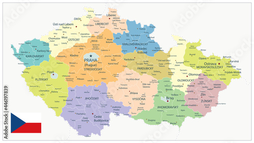 Czech Republic Administrative Map