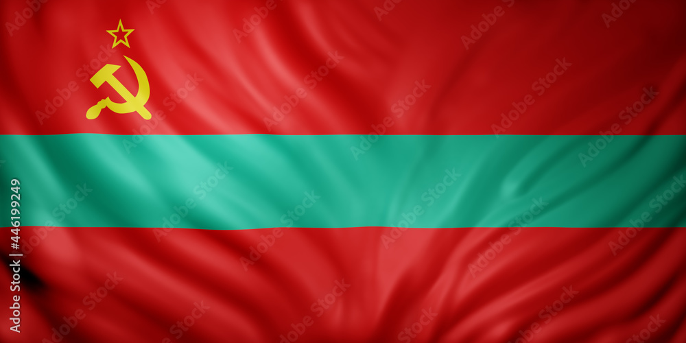 Obraz premium Transnistria flag waving