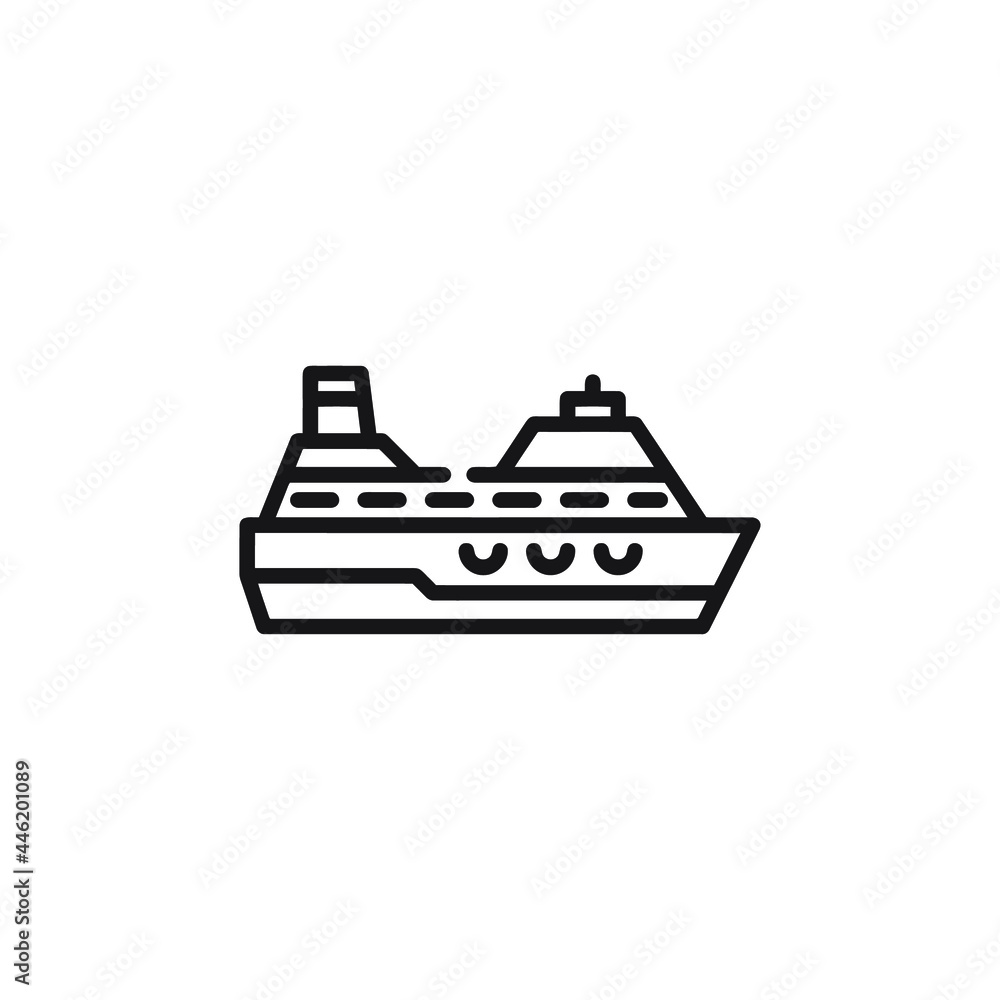 ship icon vector