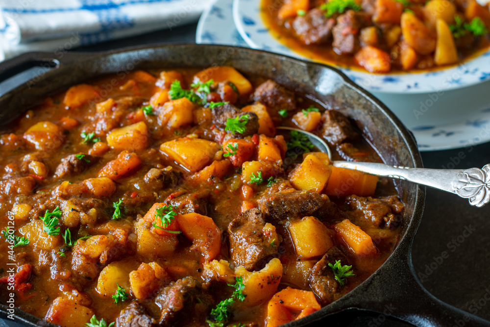 Beef stew with carrots and potatoes Beef stew with carrots and potatoes