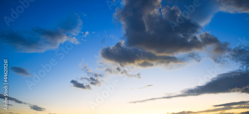 clouds landscape wallpaper, dark sky natural view, sunset bright weather