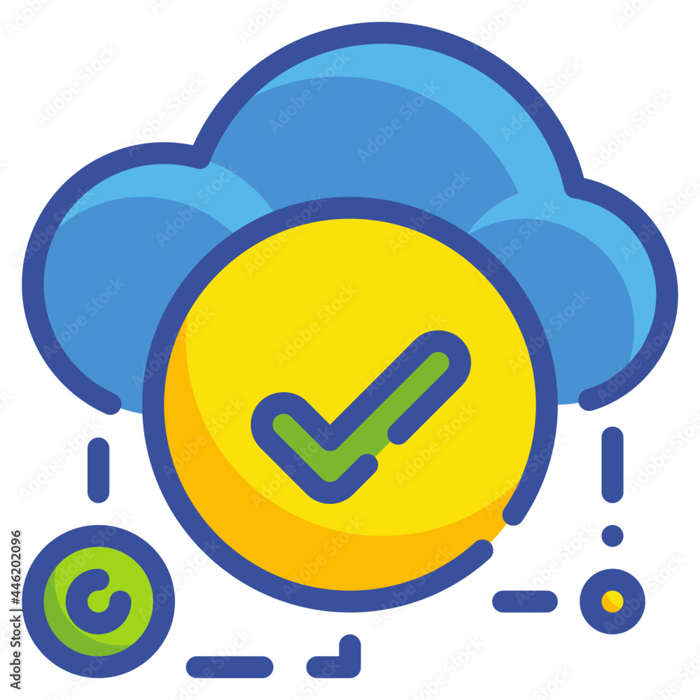 Obraz premium connected line icon