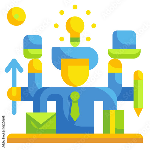 multitask flat icon