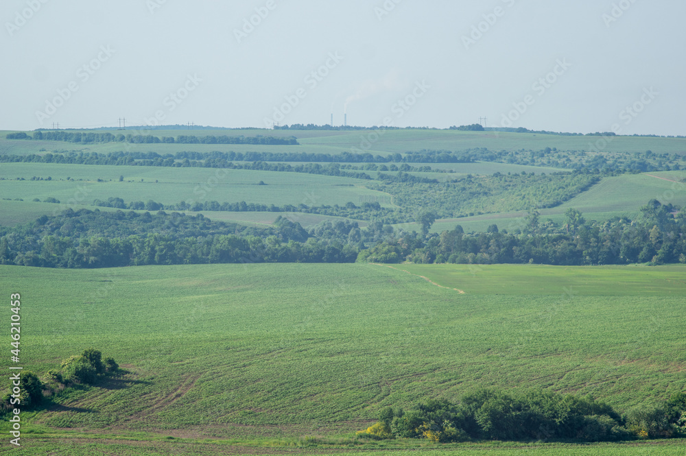 Beautiful summer countryside landscape in Europe