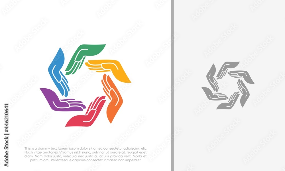 Global Community Logo Icon Elements Template. Community human Logo template vector. Community health care. Abstract Community logo. Global Community Logo Icon Elements Template. Community human Logo template vector. Community health care. Abstract Community logo.