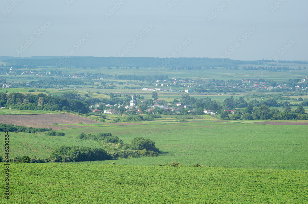 Beautiful summer countryside landscape in Europe