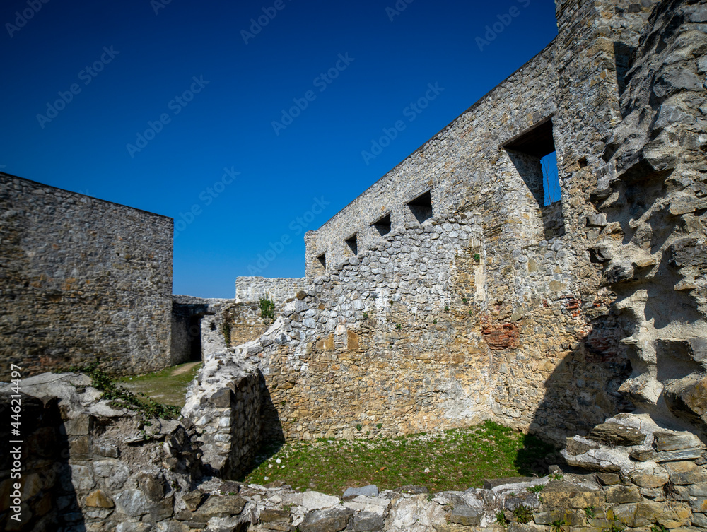 ruins of an old castle, northern croatia