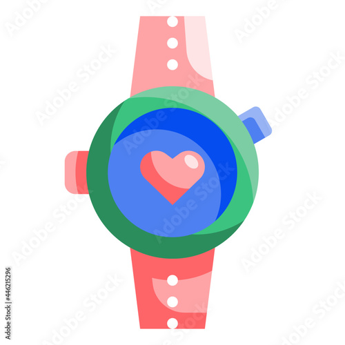 smartwatch flat icon