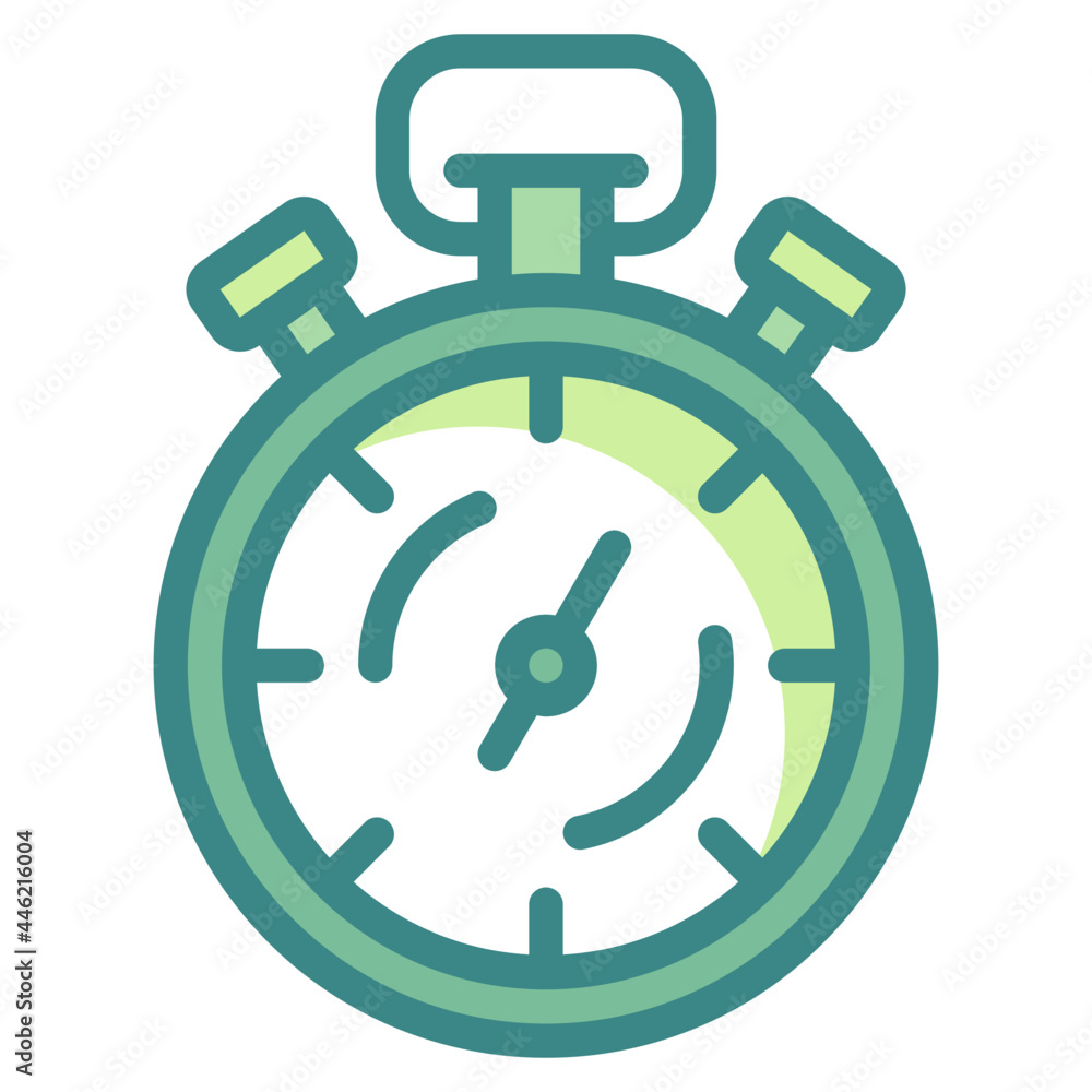 timer blue line icon timer blue line icon