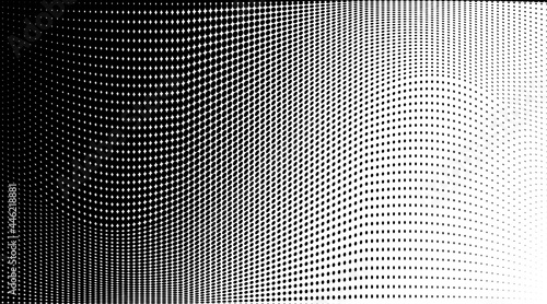 Light halftone dots pattern texture background 