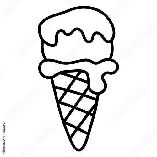 single scoop icecream