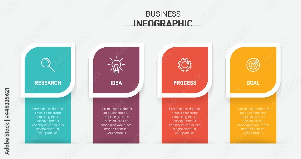 Infographic design with icons and 4 options or steps. Thin line vector. Infographics business concept. Can be used for info graphics, flow charts, presentations, web sites, banners, printed materials. Infographic design with icons and 4 options or steps. Thin line vector. Infographics business concept. Can be used for info graphics, flow charts, presentations, web sites, banners, printed materials.