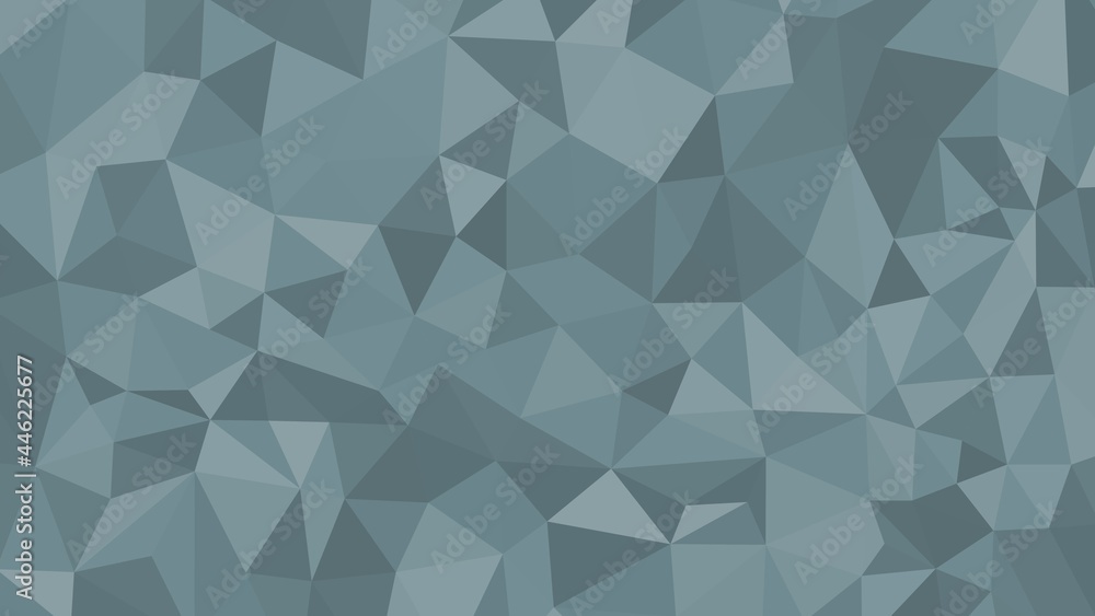 Abstract background of triangles in dark blue tones