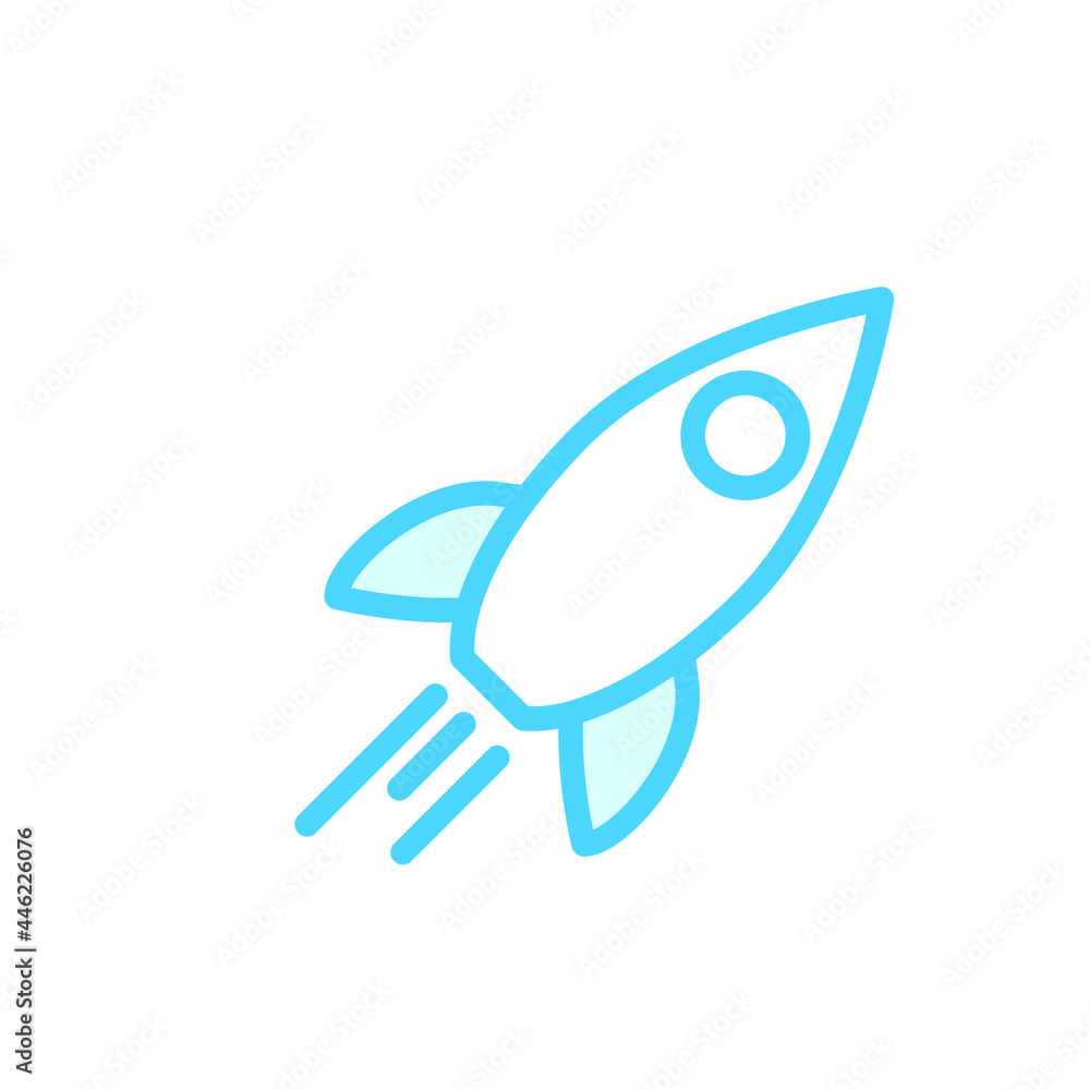 Illustration Vector Graphic of Rocket icon Illustration Vector Graphic of Rocket icon