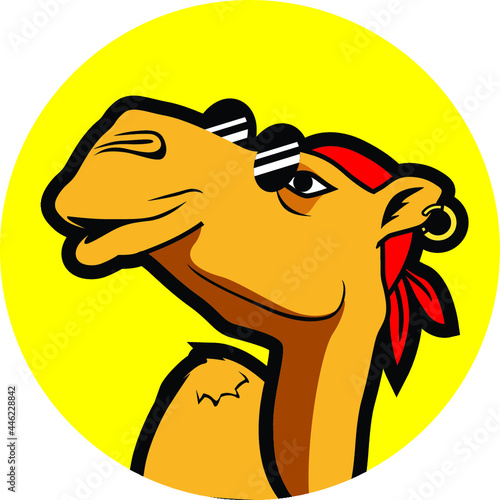 cartoon camel logo