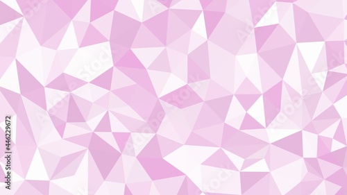 Obraz na płótnie Abstract background of triangles in pink and white tones w salonie