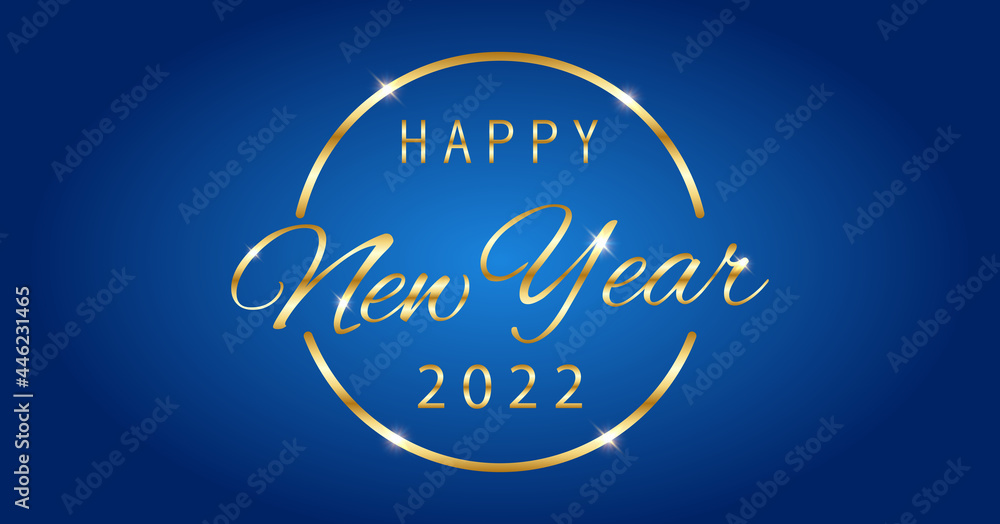 Fototapeta premium 2022 Happy New Year