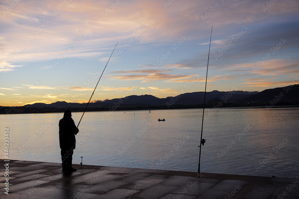 Pescador en Santander