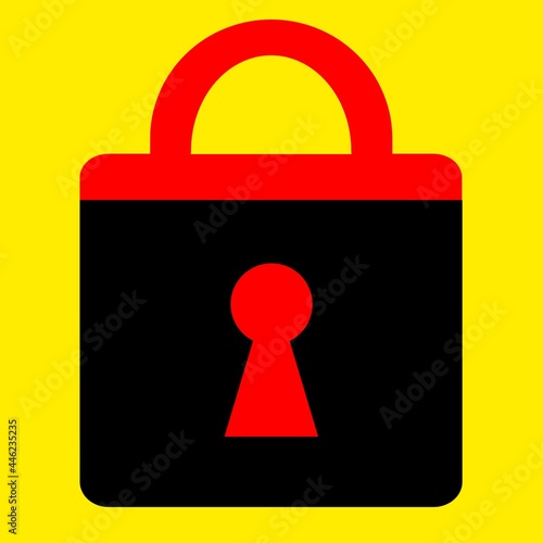 lock icon button