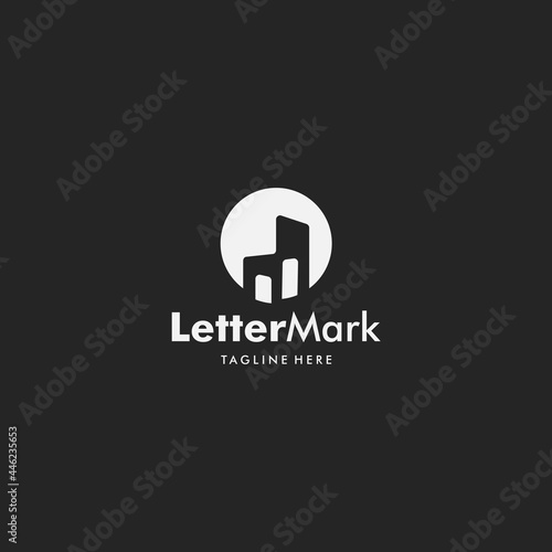 unique chair  logo design icon template elements