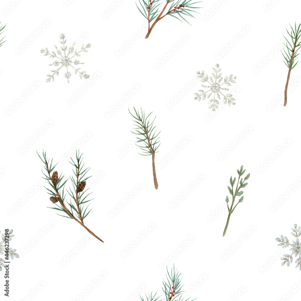 Seamless pattern. Hand painted Christmas Toys. Seamless pattern. Hand painted Christmas Toys.
