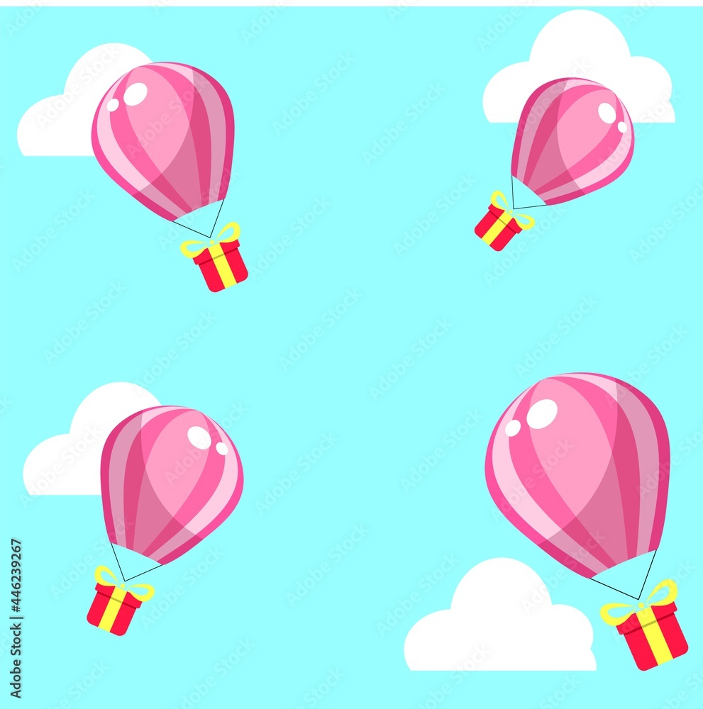 air balloon.air balloon. cover, postcard, wallpaper for your phone. gift