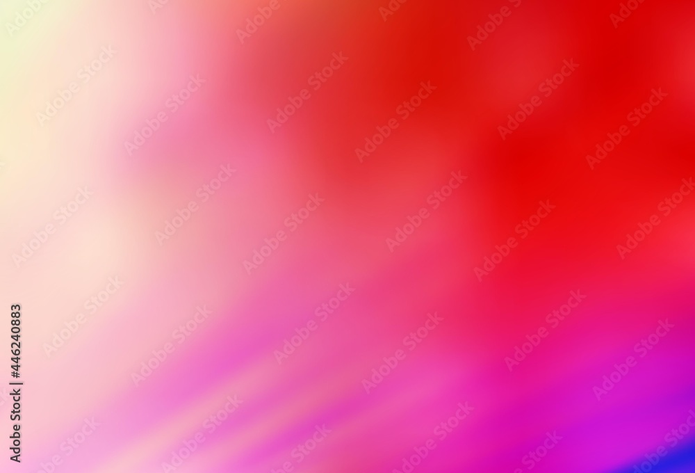 Light Red, Yellow vector glossy abstract backdrop. Light Red, Yellow vector glossy abstract backdrop.