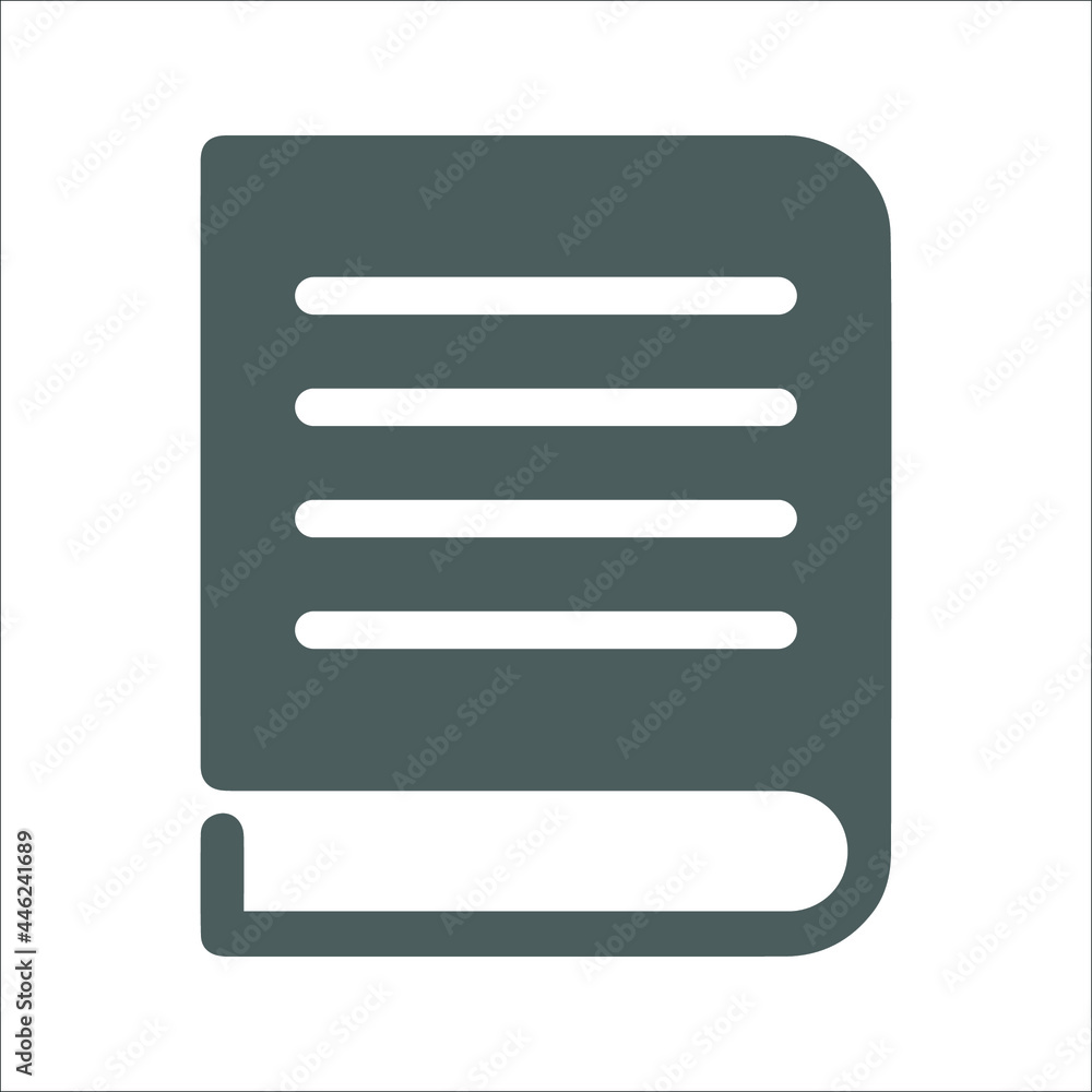 Education, book icon. Gray vector graphics. Education, book icon. Gray vector graphics.