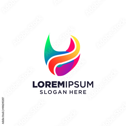 Free Download Letter V logo vector illustration, Design inspiration. Colorful icons - GFXLoad