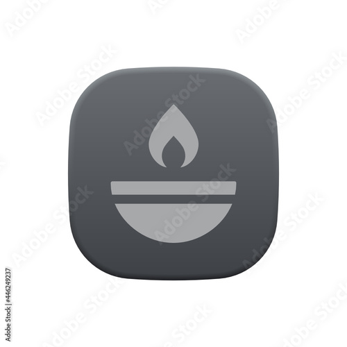 Oil Flame - Sticker
