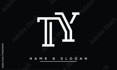 TY,  YT,  T,  Y   Abstract Letters Logo Monogram