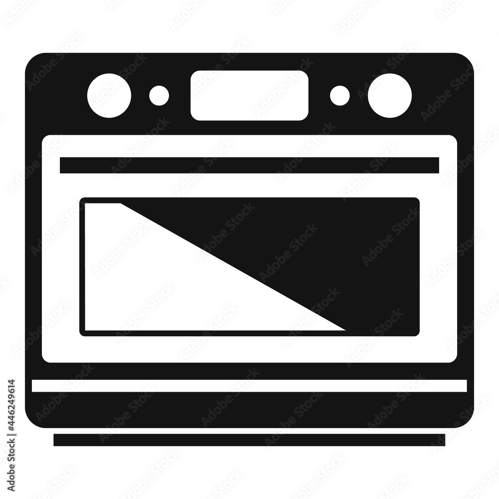 Convection grill oven icon simple vector. Electric kitchen stove Convection grill oven icon simple vector. Electric kitchen stove