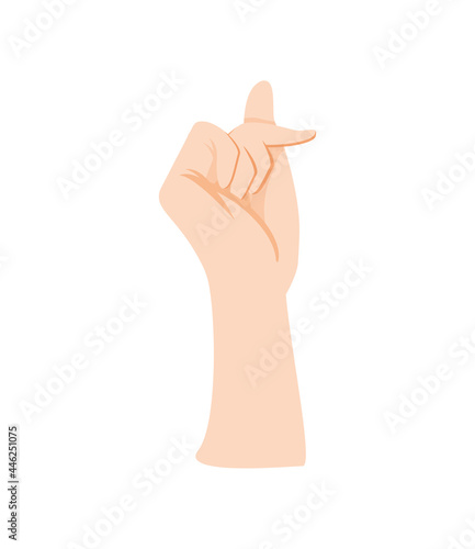 hand making heart