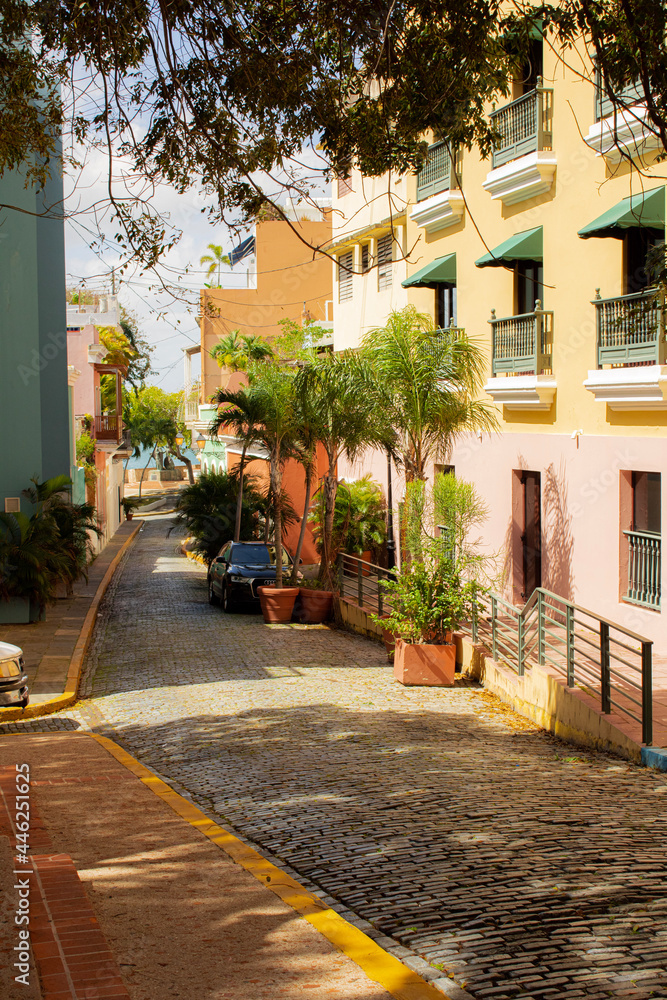 Obraz premium street in the town