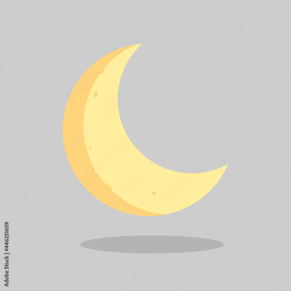 Moon icon. Vector illustration design. Moon icon. Vector illustration design.