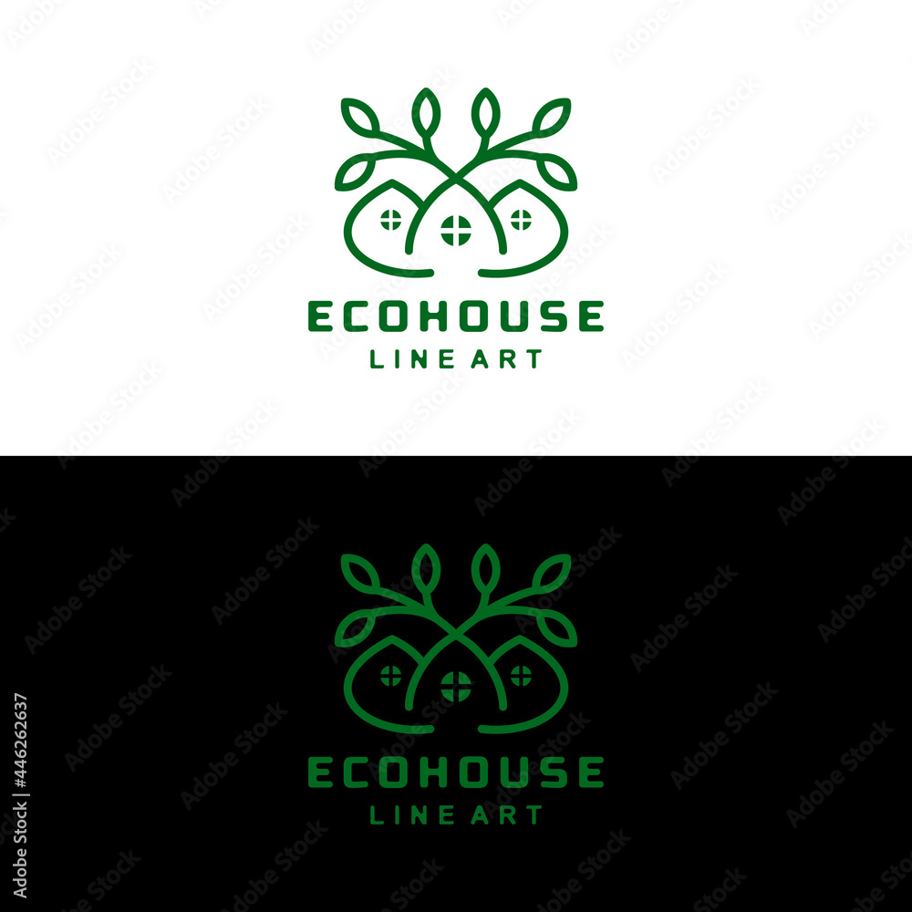 home combination leaf with line art style.Wood house logo design, ecologic home , symbols for social media stories highlights and posts for interior stores,t shirt , as you like can be edited home combination leaf with line art style.Wood house logo design, ecologic home , symbols for social media stories highlights and posts for interior stores,t shirt , as you like can be edited